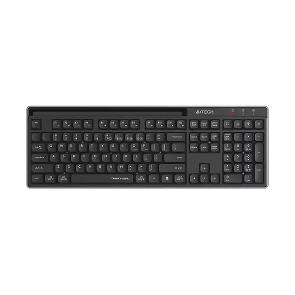 A4Tech Fstyler FBX72C Bluetooth & 2.4GHz Wireless Scissor Switch Keyboard - Black, US Layout