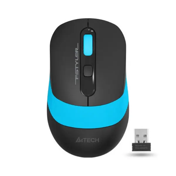 A4Tech Fstyler FG10S 2.4GHz Wireless Silent Click Mouse - Blue