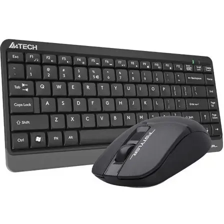 A4Tech Fstyler FG1112S 2.4GHz Wireless Multimedia Keyboard & Silent Mouse Combo - Black, US Layout
