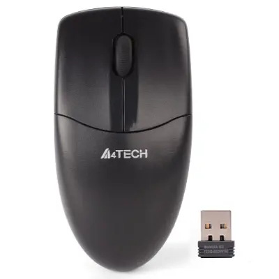 A4Tech G3-220NS 2.4GHz Wireless Silent Click Optical Mouse - Black