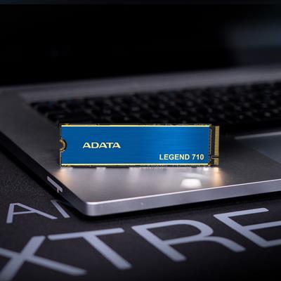 Adata Legend 710 1TB SSD M.2 PCIe Gen3 x4 M.2 2280 Solid State Drive, Design for Creator Gaming, Read Speed up to 2,400 MB/s, 3D NAND, LDPC, AES 256-bit Encryption