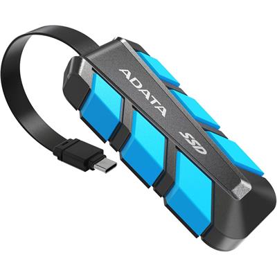 Adata SC740 500GB External Solid State Drive, USB 3.2 Gen2 USB-C External Portable SSD - up to 1050 MB/s