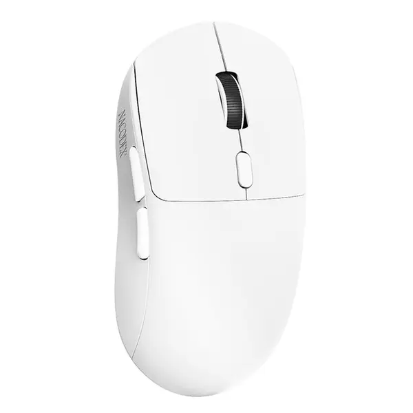 Ajazz NJ07 MC Wireless Mouse, 67g Ultra-Lightweight, 3-Mode 2.4G/Bluetooth/USB-C, 6 Adjustable DPI up to 12800, 1000Hz Optical Sensor, Ergonomic Design Long Battery Life, Compatible with PC & Mac (White)