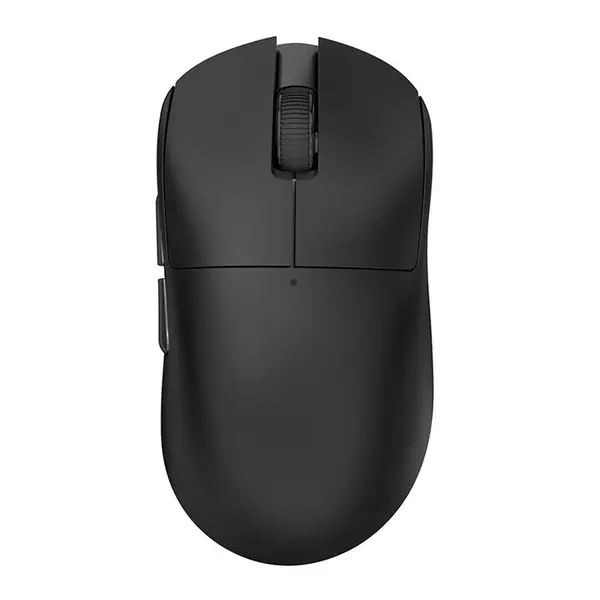 Ajazz NJ08 Wireless Gaming Mouse 70g Lightweight, 12800 DPI, RGB Strip, 3-Mode Connection 2.4G/Bluetooth/Wired, 1000Hz Polling Rate, Ergonomic Right-Handed Design for PC, Mac, Windows, Laptop (Black)