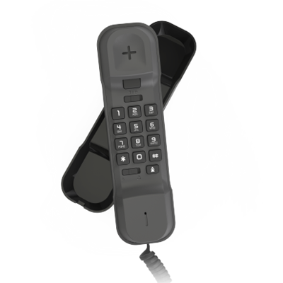 Alcatel T06 Ultra-Compact Slim Phone - Black