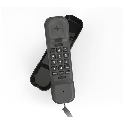 Alcatel T16 Ultra-Compact LCD Phone - Black
