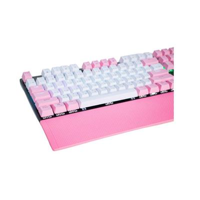Altec Lansing ALGK8614 Gaming Keyboard Mechanical, Full Size, Pink/White, Blue Switch