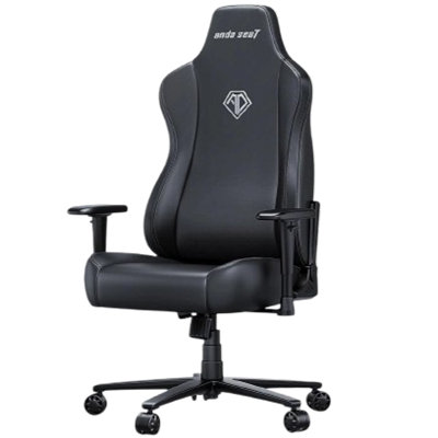 AndaSeat Novis XL Series Best Budget Ergonomic Gaming Chair, Premium PVC Leather, Elegant Black