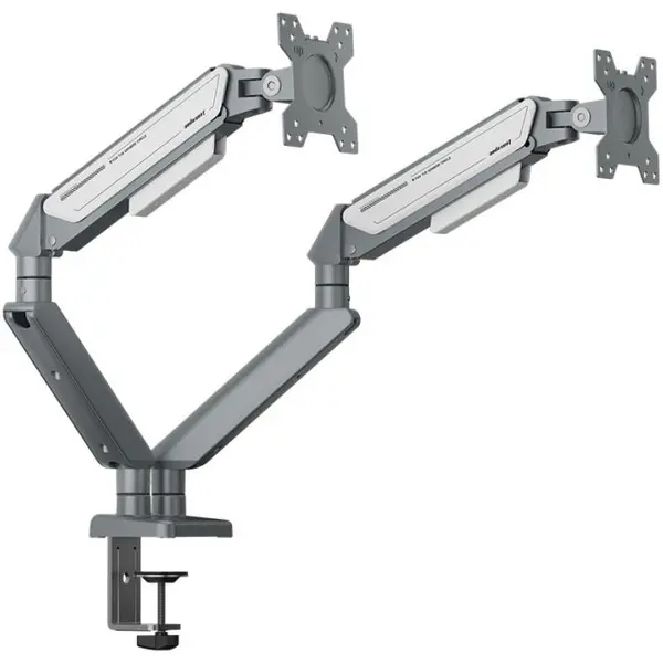 AndaSeat Stealth II Duo Ergonomic Dual Monitor Arm - White