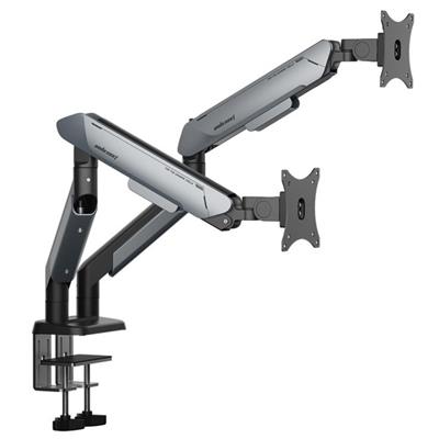 AndaSeat Stealth Pro II Duo A9-2S Ergonomic Dual Monitor Arm - Titanium