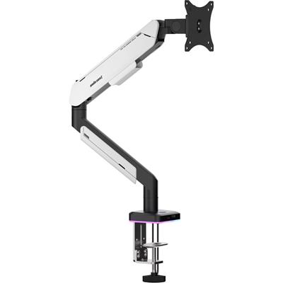 AndaSeat Stealth Pro II RGB Ergonomic Single Monitor Arm - White