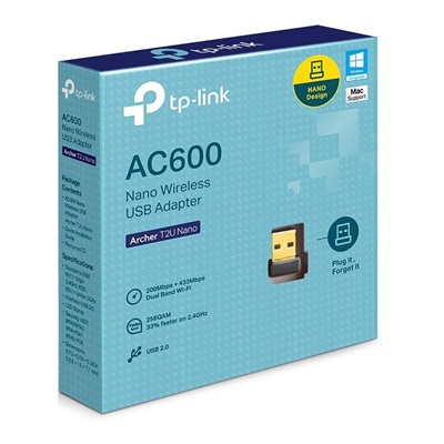TP-Link Archer T2U Nano AC600 Wireless USB Adapter
