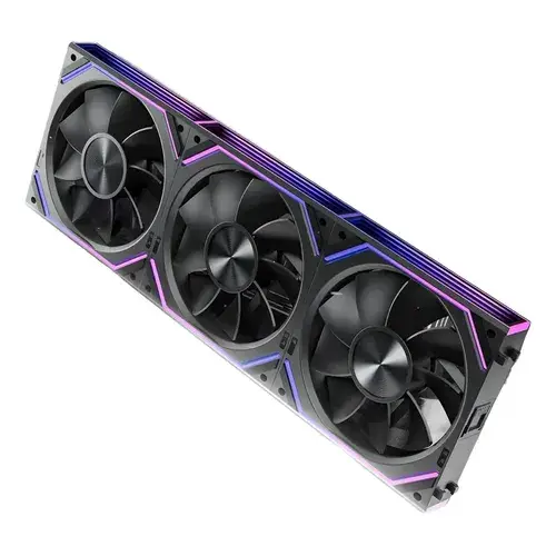 Asiahorse Dawn 120mm Case Fan, ARGB PWM 2000RPM/71CFM Airflow, Forward & Reverse Blade Design, Low Noise, Precision HDB Bearings High Performance UNI PC Fan Modular Daisy Chain (3-Pack Forward Blade, Black)