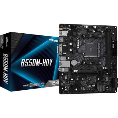 ASRock B550M-HDV AMD AM4 microATX Motherboard