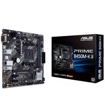 Asus Prime B450M-K II AMD AM4 microATX Motherboard