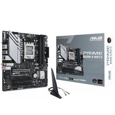 Asus Prime B650M-A Wifi II AMD AM5 microATX Motherboard