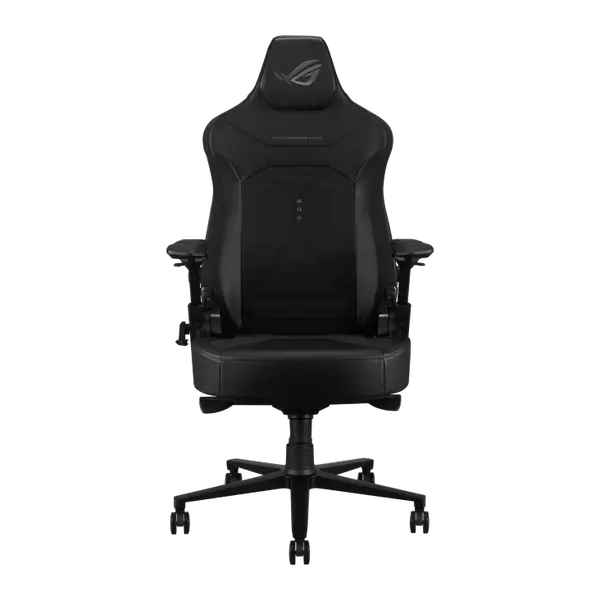 Asus Rog Courser Core Gaming Chair - Aura RGB, Ergonomic Design, PU Leather, Adjustable Support - Black
