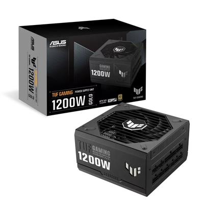 Asus Tuf Gaming 1200W Gold (1200 Watt, ATX 3.0 Compatible Fully Modular Power Supply, 80+ Gold Certified, Military-Grade Components, Dual Ball Bearing, Axial-tech Fan, PCB Coating)