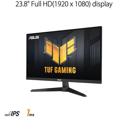 Asus Tuf Gaming VG249Q3A 24” 1080p Monitor - Full HD, 180Hz, 1ms, Fast IPS, Extreme Low Motion Blur, FreeSync Premium, Speakers, DisplayPort, HDMI, Variable Overdrive, 99% sRGB