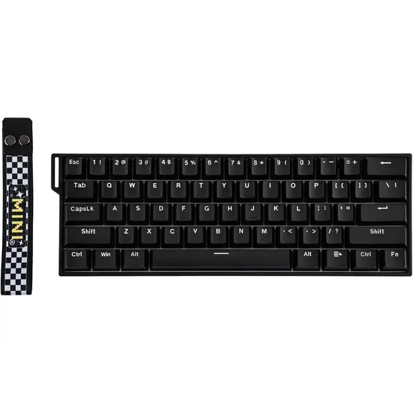 Aula WIN60 Series MINI60 HE Wireless Hall Effect Gaming Keyboard, 2.4GHz/BT, 8K Hz Polling, SOCD & DKS, Adjustable Actuation & Fast Trigger, PBT Keycap, 60% Wireless Mechanical Keyboard for Win/Mac (Black)