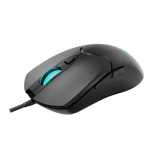 Aula Mountain S13 RGB Gaming Mouse with Side Buttons, Rainbow LED Backlit, 3600 DPI Adjustable Ergonomic Optical (Black)