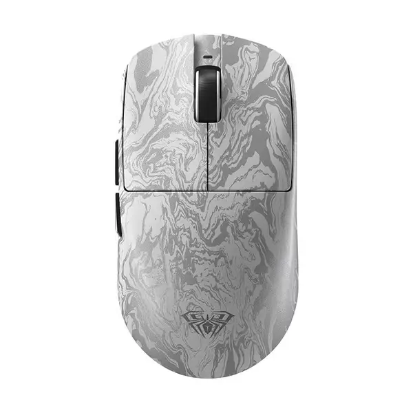 Aula X9 MAX Wireless Gaming Mouse, Tri-Mode, PAW3395 Sensor, 26,000 DPI, Dual 8K Polling, Realtek Esports Controller, Omron 100M Switches, Nano UV Matte Coating – (White)