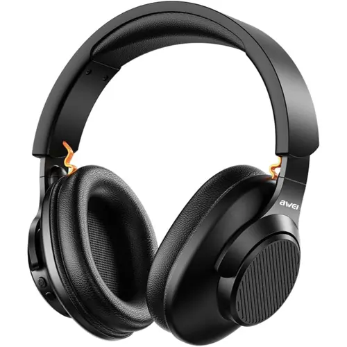 Awei A997BL Bluetooth Over Ear Headphones, Over Ear Headphones Easy to Fold and Store Can be Used for 15 Hours Hi-Res Audio, Deep Bass, Memory Foam Ear Cups, for Travel Home Office Cellphone PC
