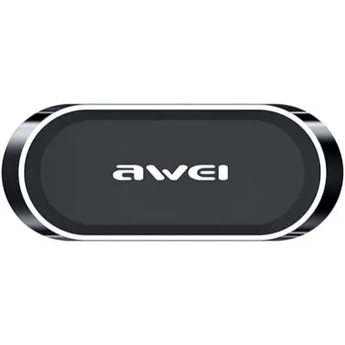 Awei X20 Magnetic Car Phone Holder, for All Magnet Phone and Other Cell Mobile Phone Holder Stand Excellent Quality Material - Metal Grey