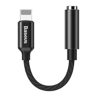 Baseus L3.5 iPhone Lightning Male to 3.5mm Female Adapter - Black