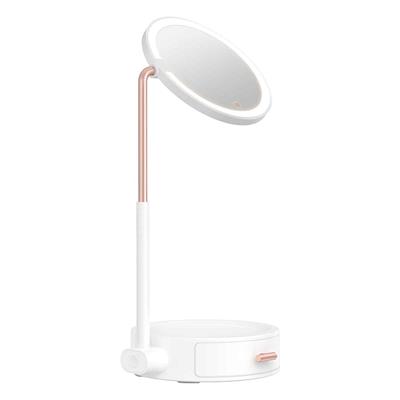Baseus Smart Beauty Series Lighted Makeup Mirror with Storage Box - White