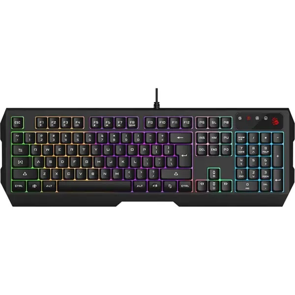 Bloody B135N Neon RGB Membrane Gaming Keyboard - Black