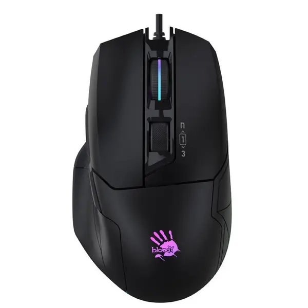 Bloody W70 Max RGB Wired Gaming Mouse 10000 CPI - Black