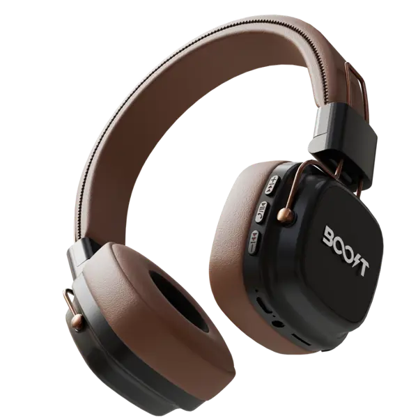 Boost Harmony Retro Wireless Headset - Brown
