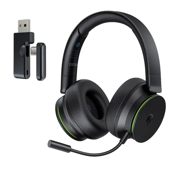 EasySMX E01 Multi-Mode Wireless Tri-Mode Gaming Headset (Black)