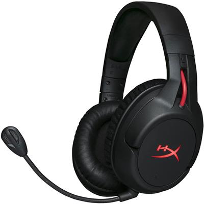 HyperX Cloud Flight Wireless Gaming Headset, Long Lasting Battery up to 30 Hours, Detachable Noise Cancelling Microphone, Red LED Light, Comfortable Memory Foam, Works with PC, PS4 & PS5 (Open Box)