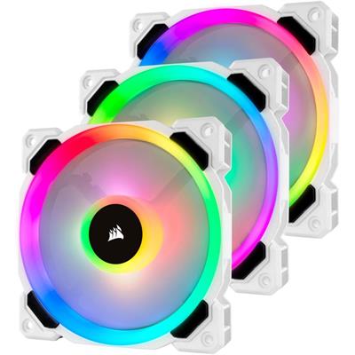 Corsair LL120 RGB 120mm White LED PWM Case Fan - Triple Pack (Used)