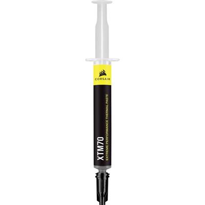 Corsair XTM70 Extreme Performance Thermal Paste, 3g for Intel & AMD Processors up to 250W+ TDP - Low Viscosity, Easy Application, Three Included Cleaning Wipes and Applicator Kit for Desktop