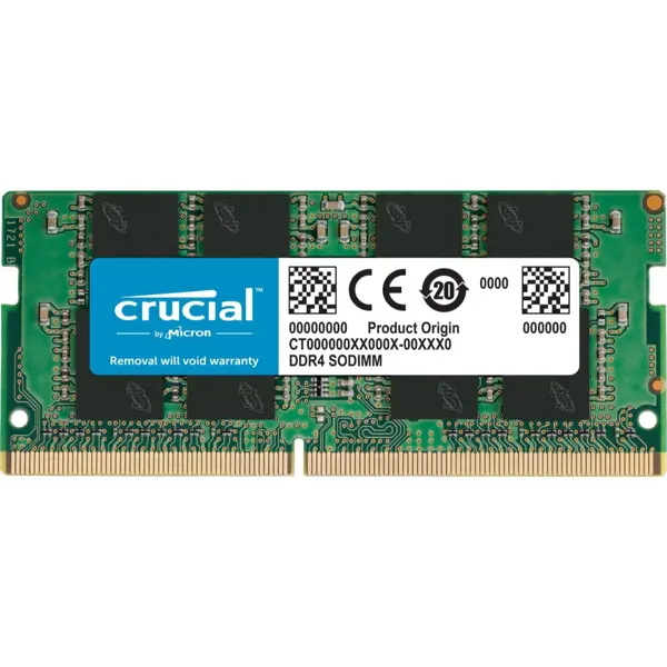 Crucial 16GB 3200MHz CL22 (or 2933MHz or 2666MHz) DDR4 Laptop RAM Memory, SODIMM 260-Pin, Compatible with 13th Gen Intel Core and AMD Ryzen 7000