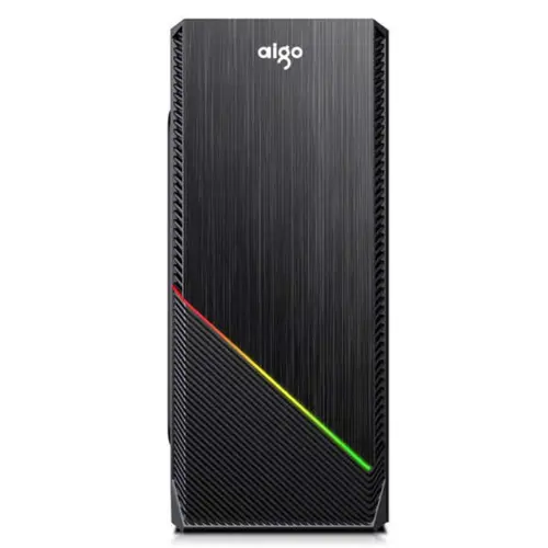 DarkFlash Rainbow-1 Black RGB ATX Gaming PC Case