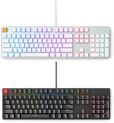 Glorious GMMK Full Size Modular Mechanical Keyboard - Brown Switches