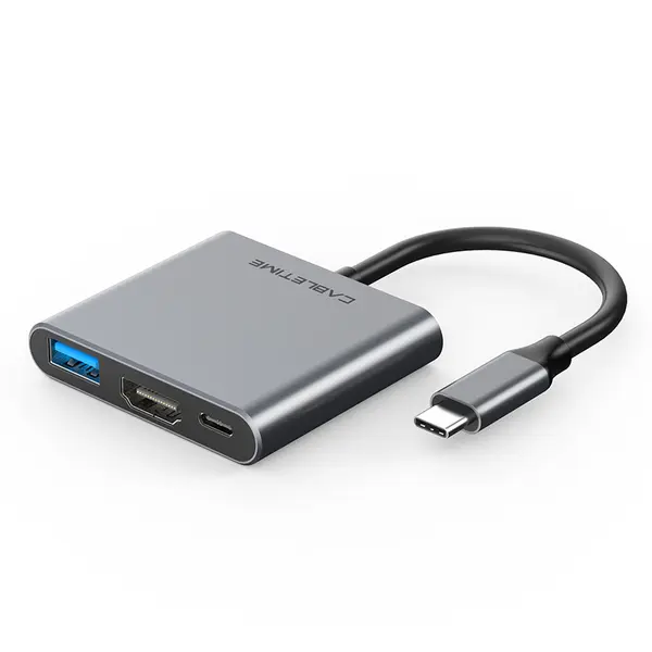 Cabletime CB42G 3-in-1 USB-C Hub HDMI 4K30Hz + USB-A 3.0 + PD100W
