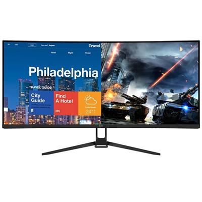 Ease PG34RWI - 60Hz 2K 1440p WQHD IPS 34" Curved Ultrawide Monitor