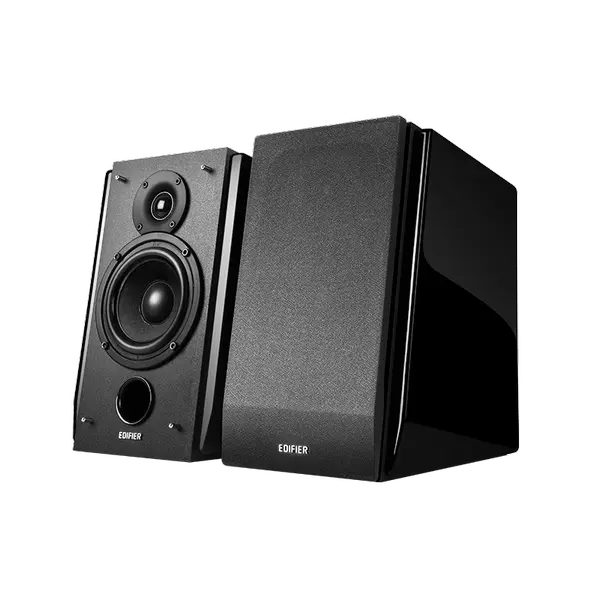 Edifier R1850DB – Active Bookshelf Speakers 2.0 Studio Monitor with Bluetooth 5.0, Optical, Coaxial, RCA Inputs, Subwoofer Output, Remote Control (Black)