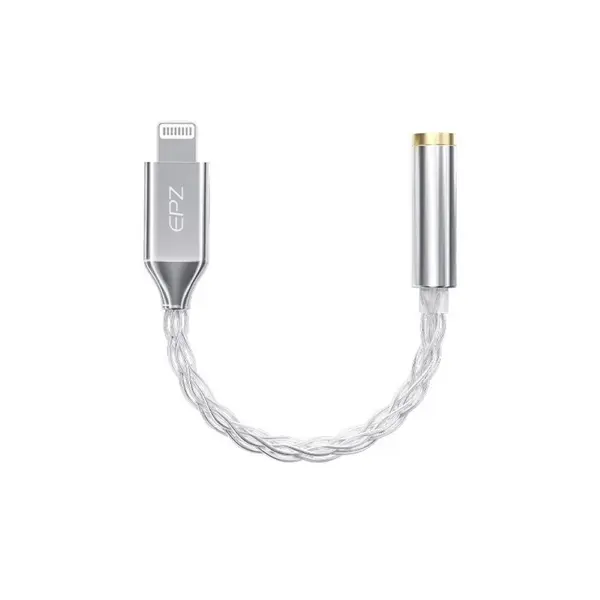 EPZ TP15 HIFI Jack Headphone Connector Converter Lighting to 3.5mm Adapter