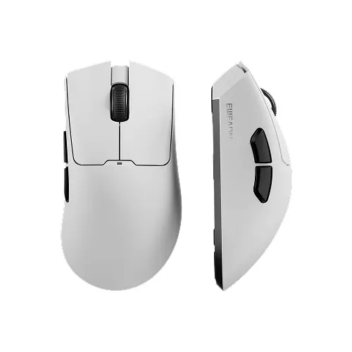 Eweadn A5 Pro Wireless Gaming Mouse, 2.4G/BT5.0/USB-C Esports Gaming Mouse, 800mAh Rechargeable Lightweight Mouse Gaming, 26000 DPI Wireless Mouse with 5 Programmable Buttons,for Laptop/PC/Mac, White