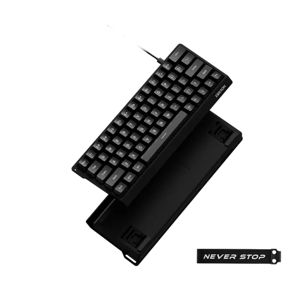 Eweadn DK63 Wired Mechanical Gaming Keyboard - Black