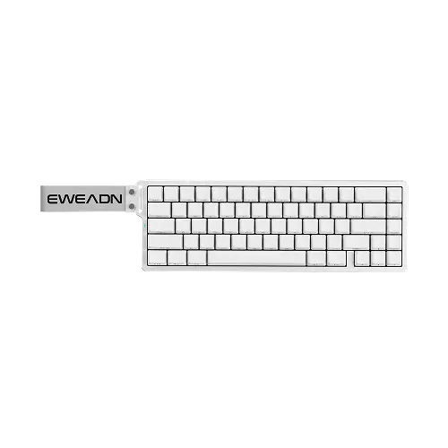 Eweadn ZAP68 Pro HE Magnetic Switch Mechanical Gaming Keyboard - White (Side-Printed)