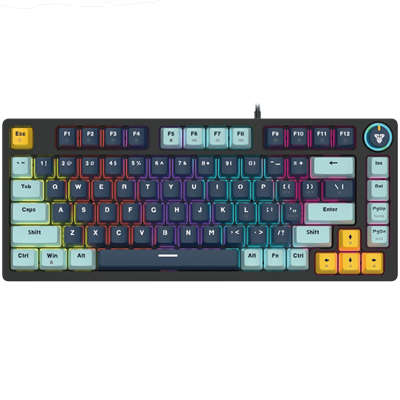 Fantech Mizu Edition Atom 81 MK875V2 RGB Mechanical Gaming Keyboard - Navy Blue (Taro Switches)