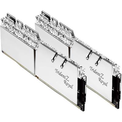 G.Skill Trident Z Royal RGB 32GB (2x16GB) 3600MHz C18 DDR4 DRAM Desktop Memory - Silver