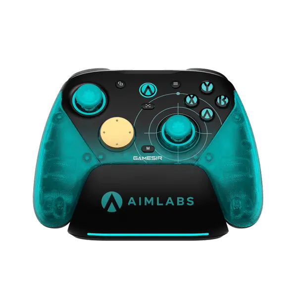 GameSir G7 Pro 8K PC Wireless Controller, Aimlabs Edition – 8000Hz Polling Rate Wired & 2.4G, TMR Joysticks Anti-Stick Drift, Hall Effect Analog Triggers, Esports Gamepad for Windows PC with 3.5mm Audio